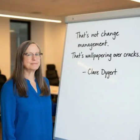 Clare change management whiteboard