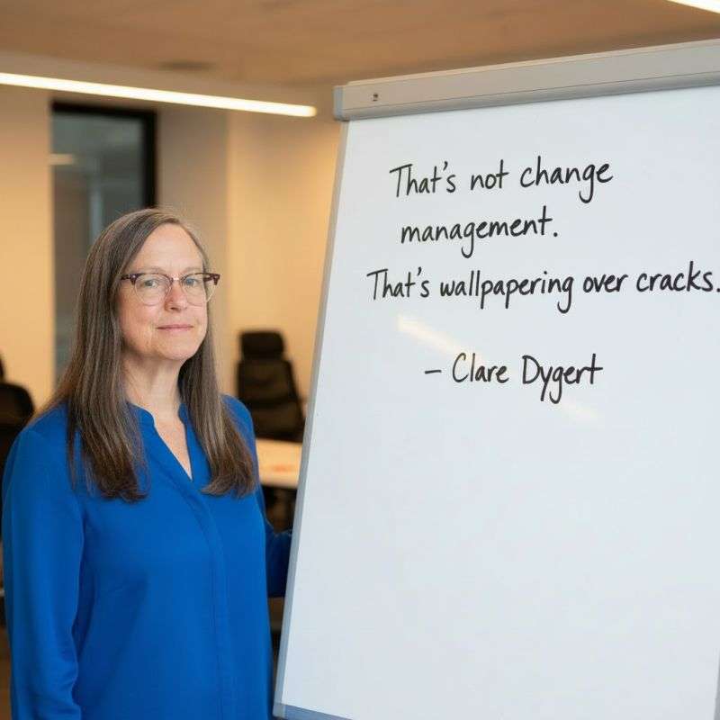 Clare change management whiteboard
